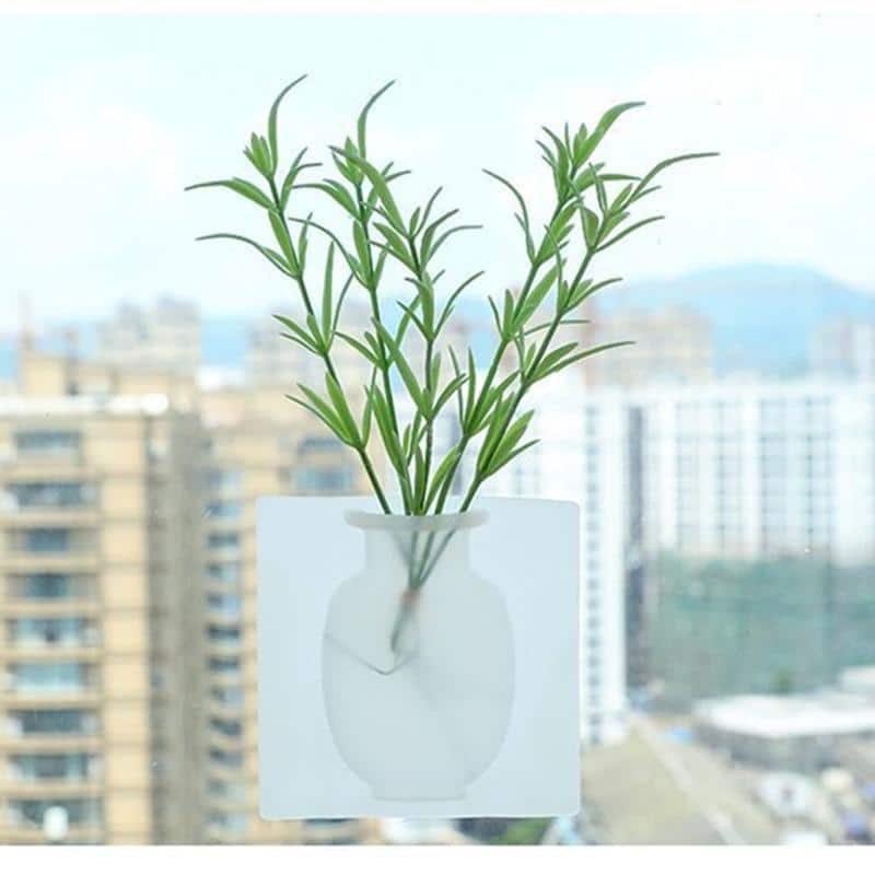 Stick-on Silicone Vase