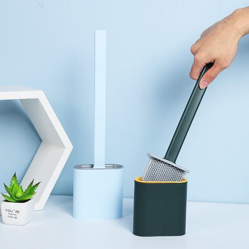 Bathroom Toilet Cleaning Brush Holder Set