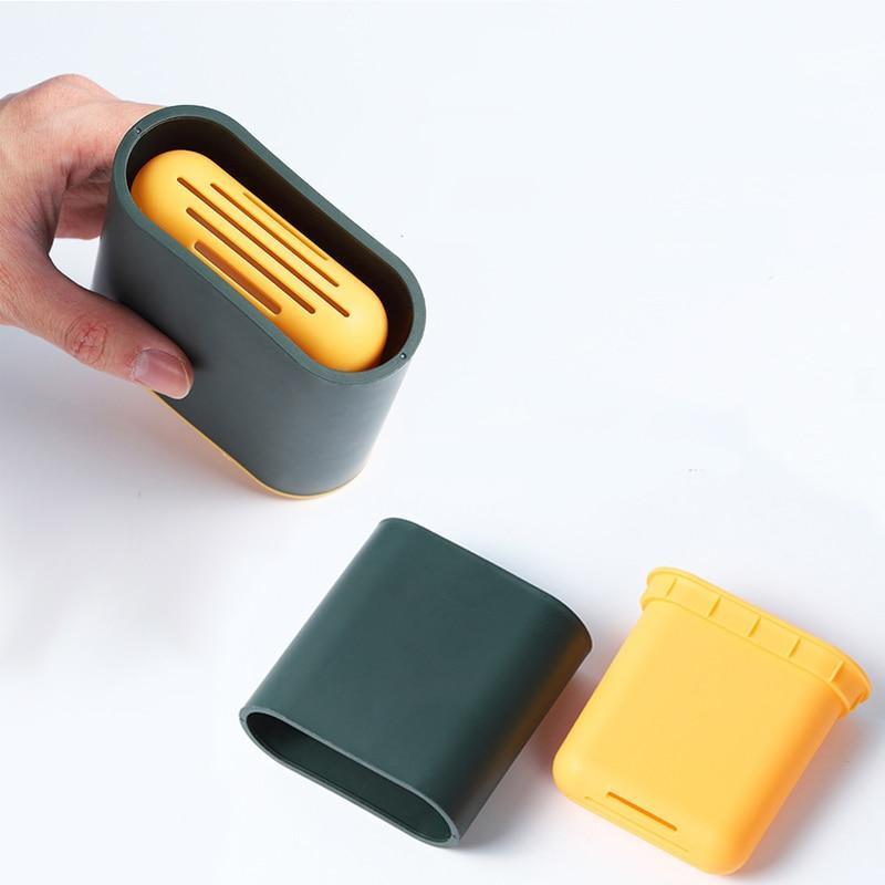 Bathroom Toilet Cleaning Brush Holder Set