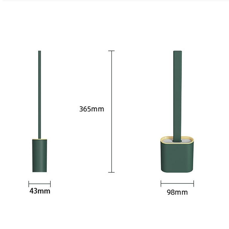 Bathroom Toilet Cleaning Brush Holder Set