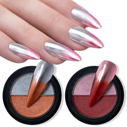 DualMirror Two-Tone Nail Pressed Powder