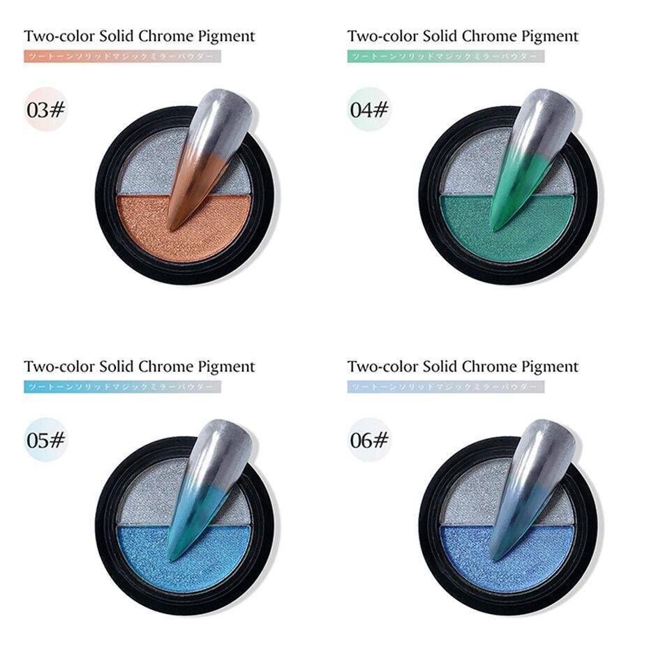 DualMirror Two-Tone Nail Pressed Powder
