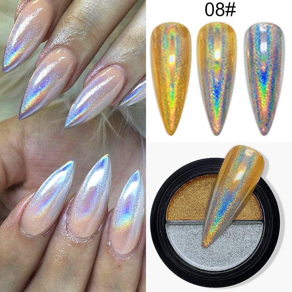 DualMirror Two-Tone Nail Pressed Powder