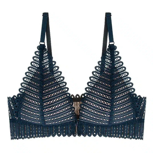 LaxChic Breathy Front Buckle Lace Bra