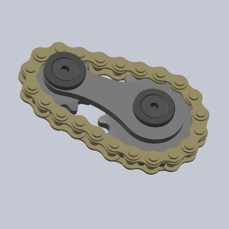 Fingertip gyro sprocket