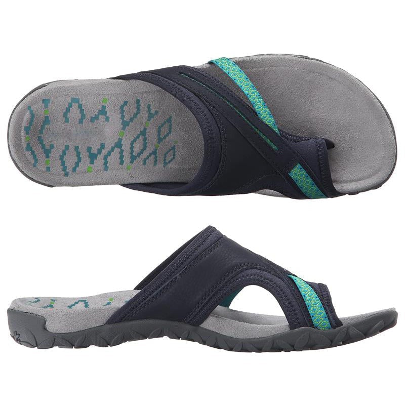 Ella Weber’s Malena Orthosandalen – Wildleder Sohle Clip Zehe Sandalen
