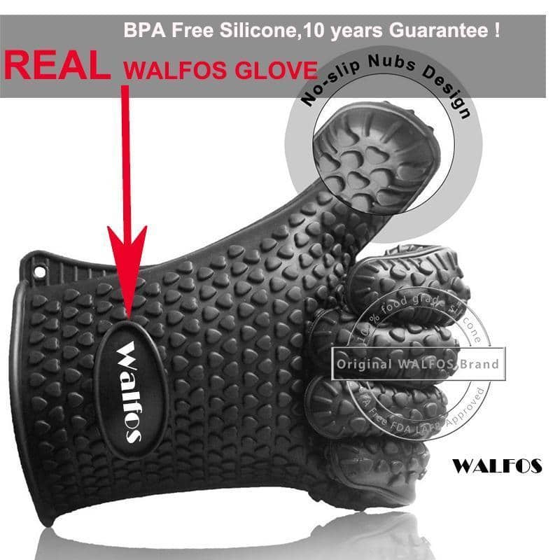 BBQ Silicone Oven Grill Barbecue Glove Mitts