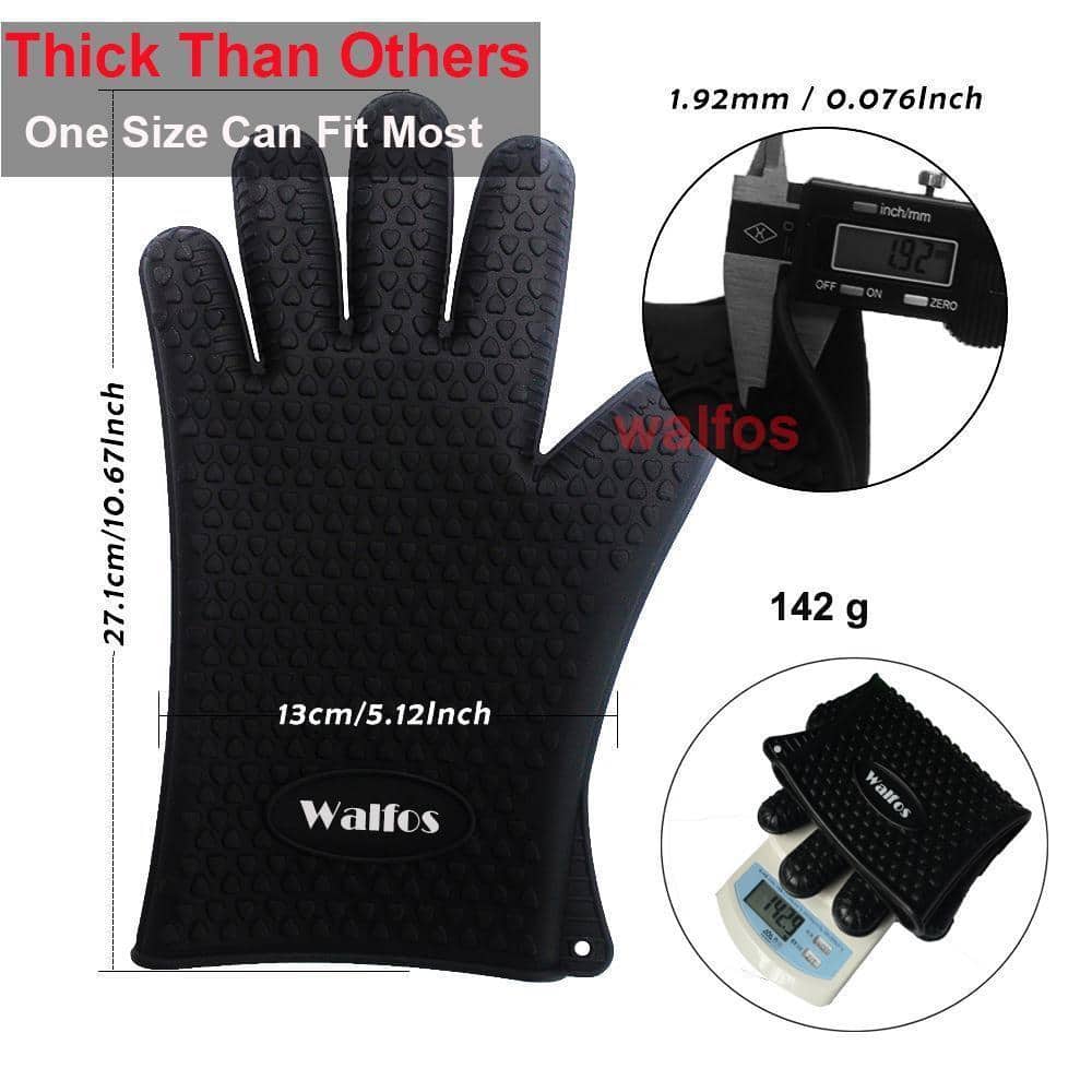 BBQ Silicone Oven Grill Barbecue Glove Mitts