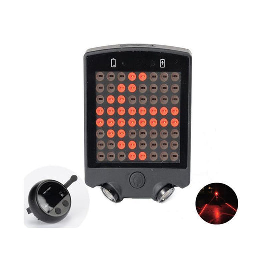 LED Bicycle Wireless Turn Light Indicator Taillight