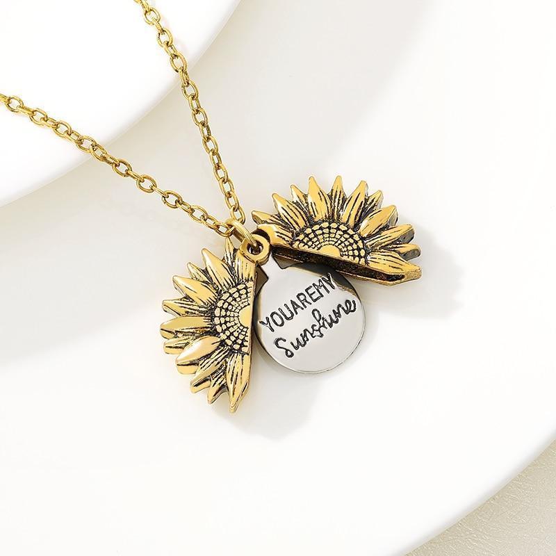 Sunflower Switched Necklace
