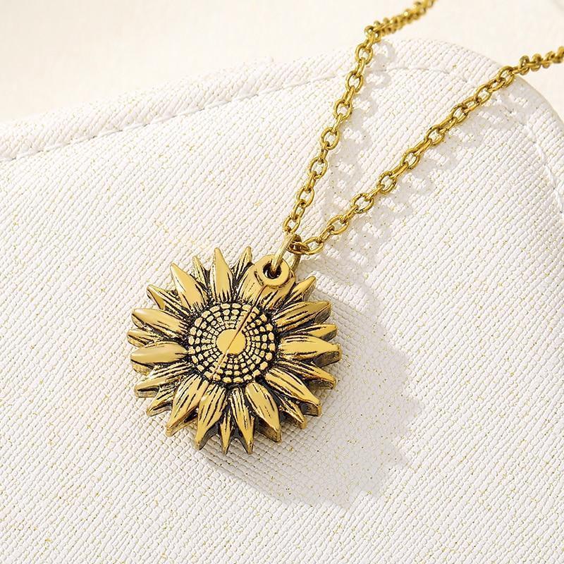 Sunflower Switched Necklace