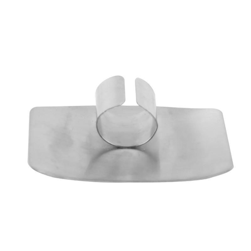 Stainless Steel Finger Guard – Cut Protection Tool for Safe Vegetable & Meat Slicing