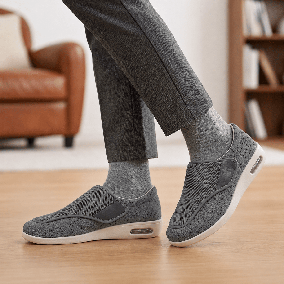 Diabetic Wide-Fit Walking Shoes for Women - Orthopaedic Roomy Comfort