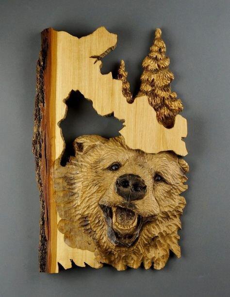Animal wall sculpture reproduction