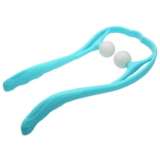 Dual pressure point neck massager