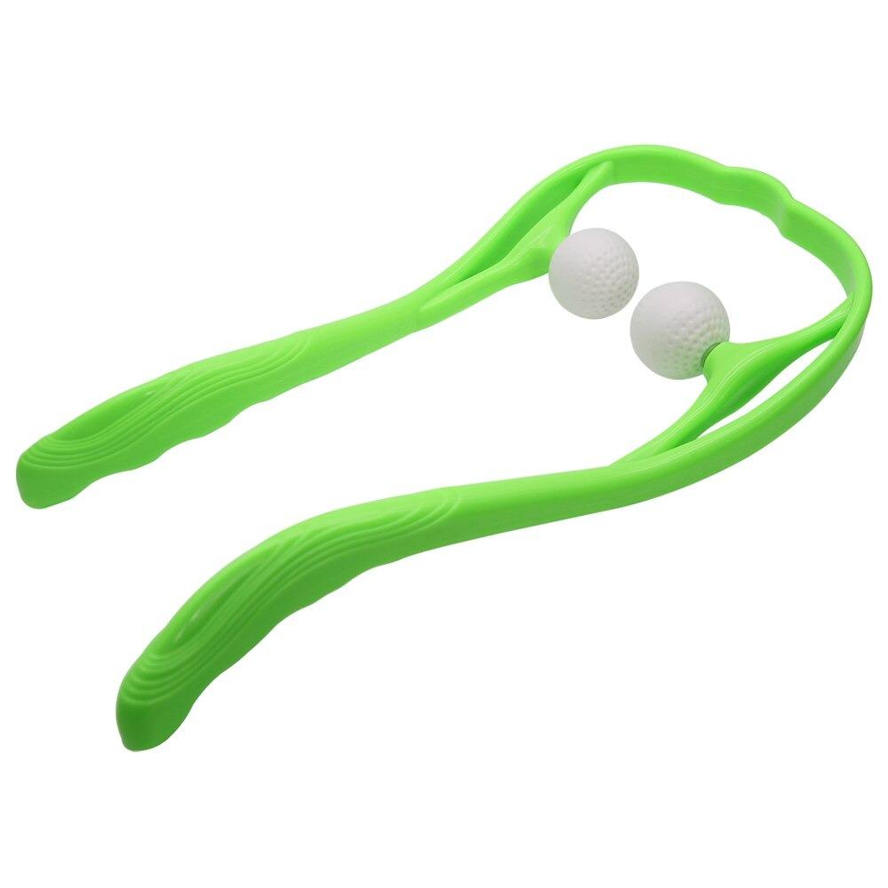 Dual pressure point neck massager