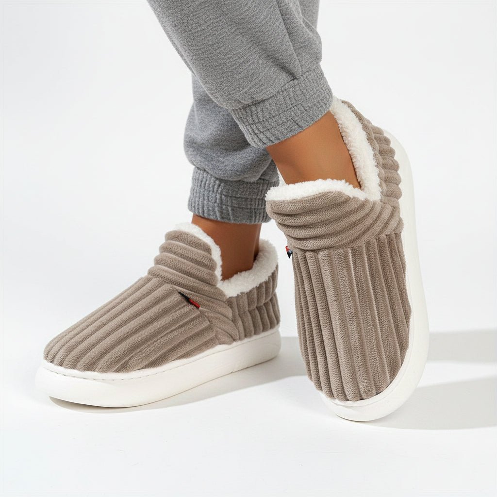 Orthopaedic Winter Plush Slippers for Women - Luxurious Warmth & Support