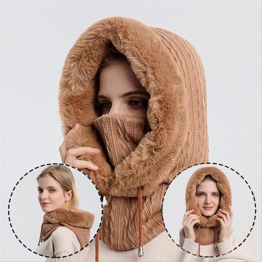 Winter Warm Knitted Windproof Beanie Hat
