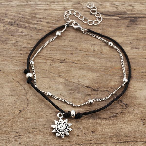 Mid-ground ankle bracelet