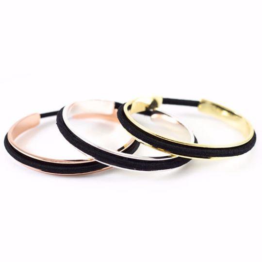 Hair elastic holder bracelet