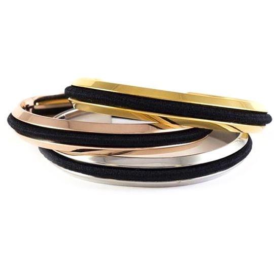 Hair elastic holder bracelet