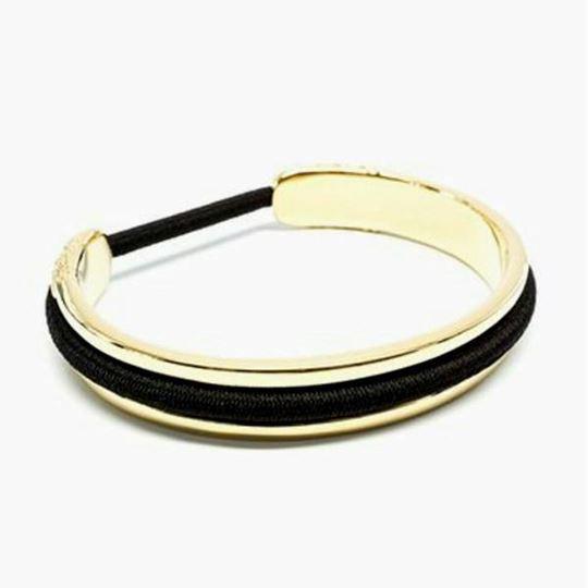 Hair elastic holder bracelet