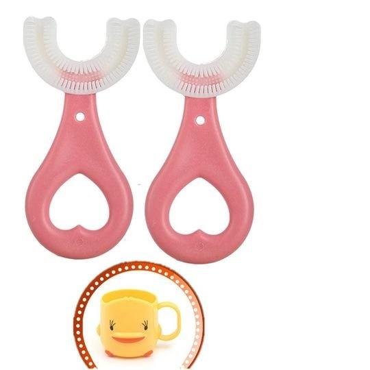 Silicone toothbrush for children