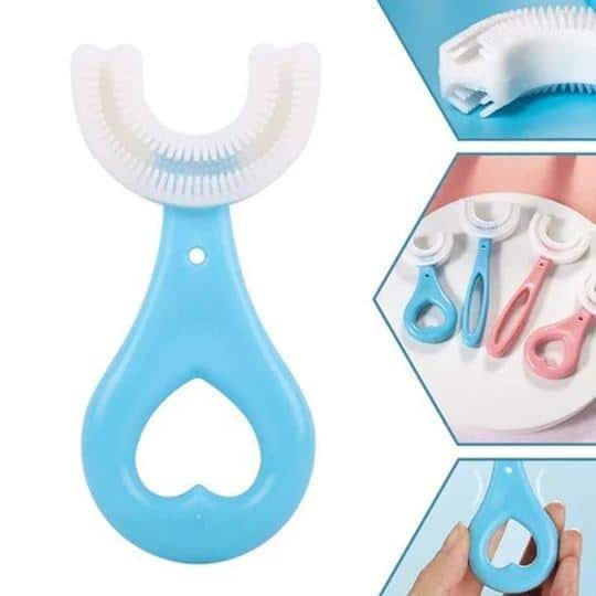 Silicone toothbrush for children