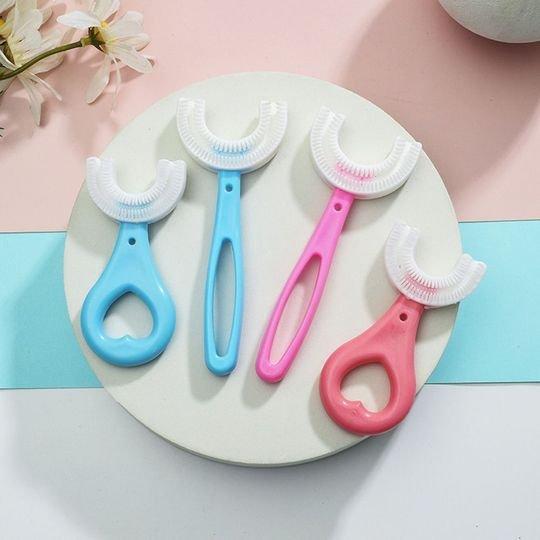 Silicone toothbrush for children