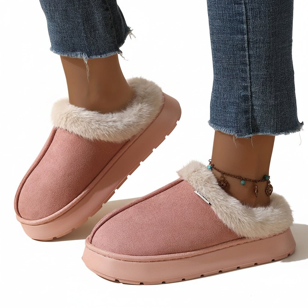 Orthopaedic Warm Plush Slippers for Women - Cosy Winter Warmth & Support
