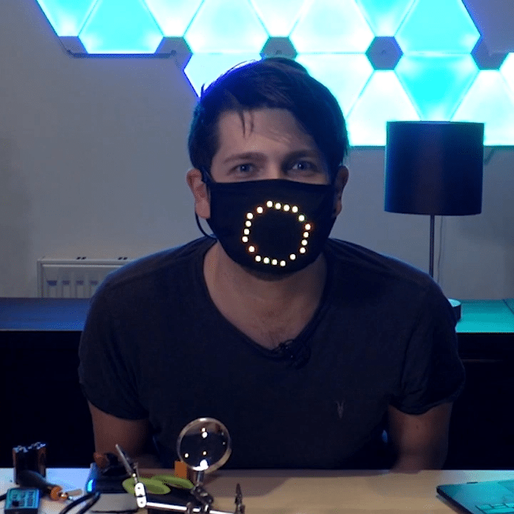 IllumiMask – Voice Activated LED Mask