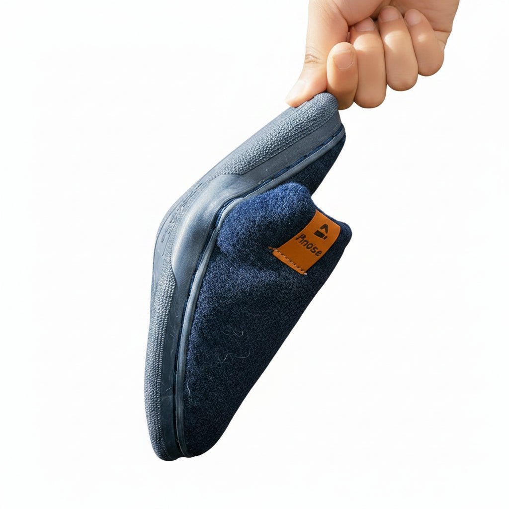 Orthopaedic Winter Unisex Slippers - Memory Foam Custom Comfort & Support