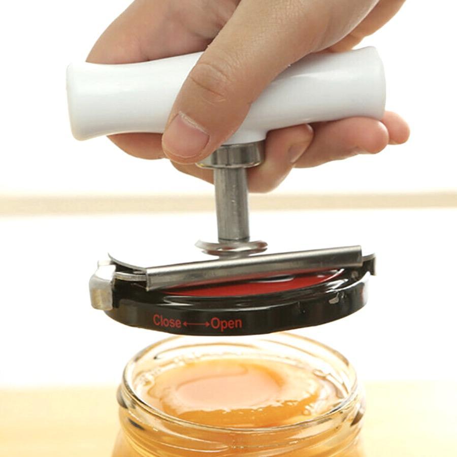 Stainless steel jar opener