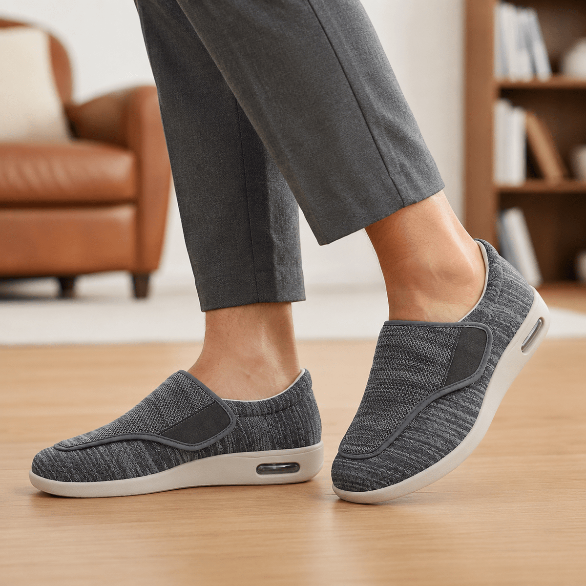 Diabetic Wide-Fit Walking Shoes for Women - Orthopaedic Roomy Comfort