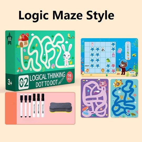Magical Tracing Workbook Reusable Toddler Learning Toys
