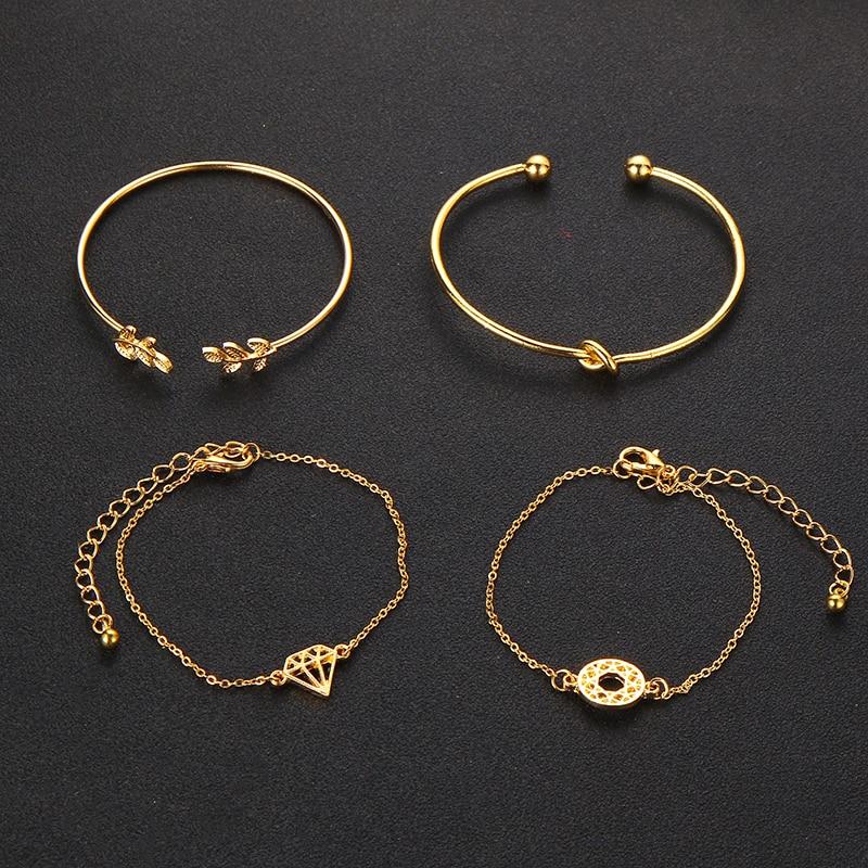 Set of trendy bracelets (set of 4)