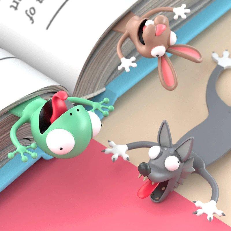 3d creative cartoon animal bookmark