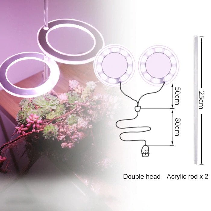 Three Ring Led Grow Light
