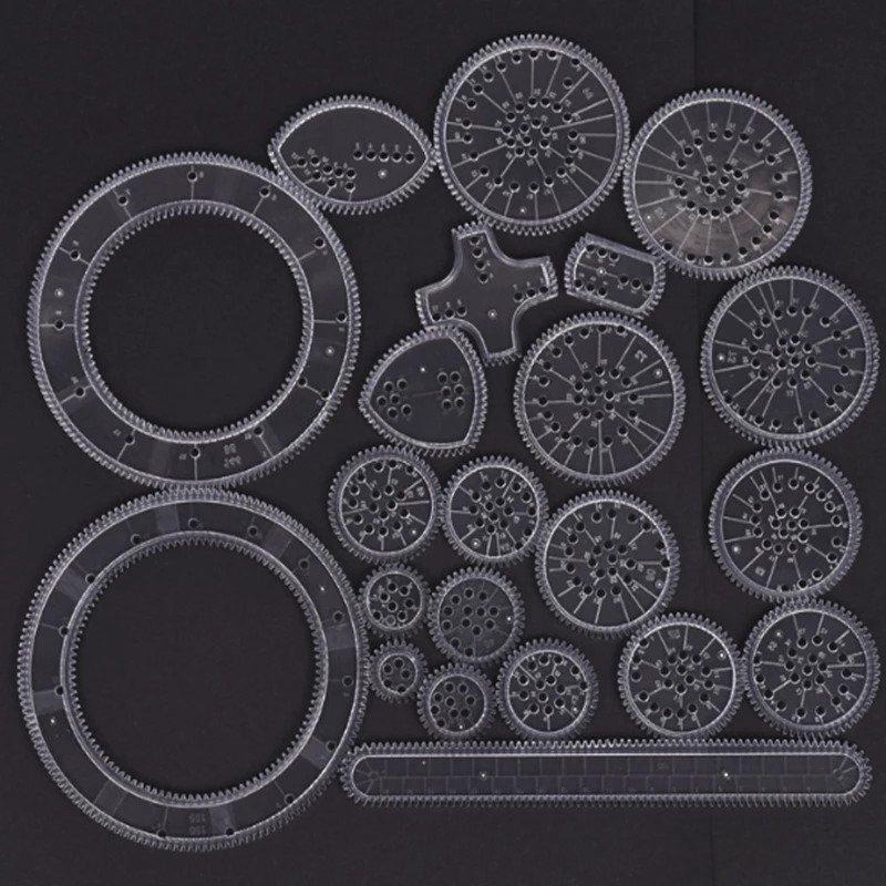 Spirograph Geometric Ruler Set