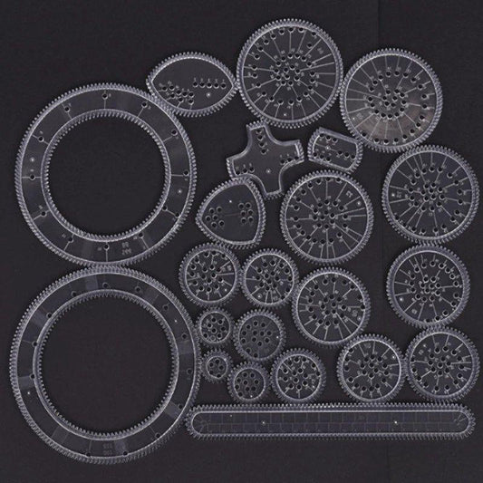 Spirograph Geometric Ruler Set
