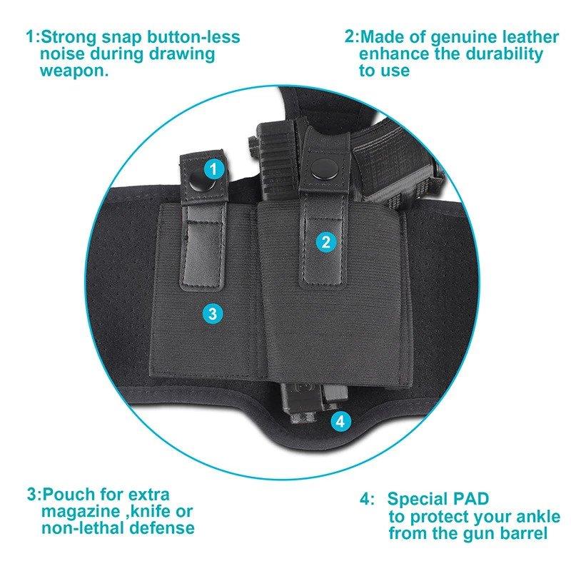 Concealed Leg Pistol Holster