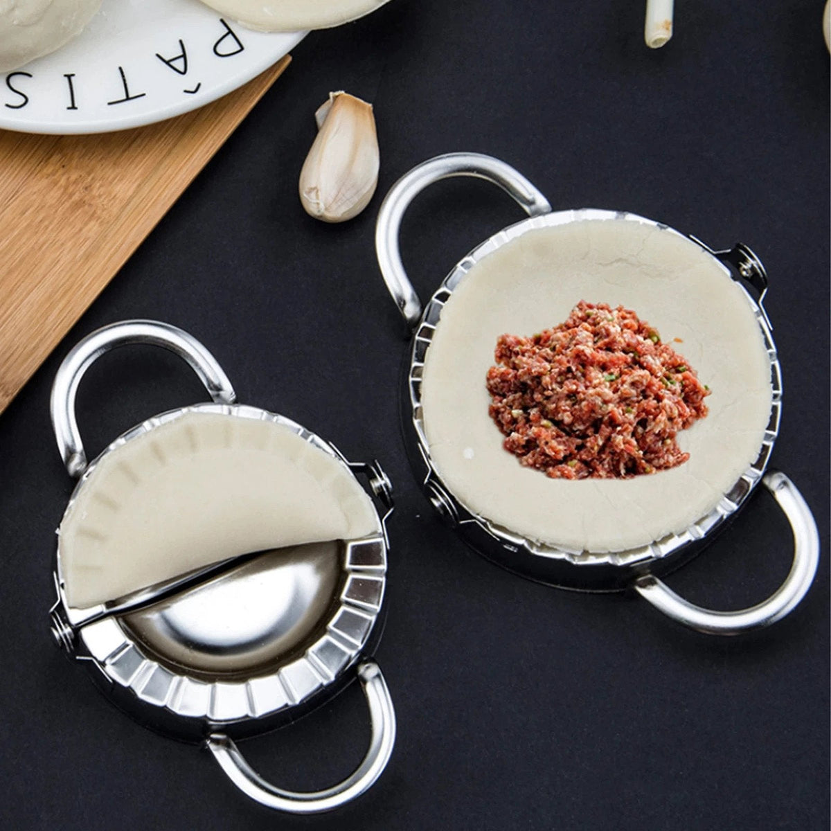 Half-moon ravioli mold