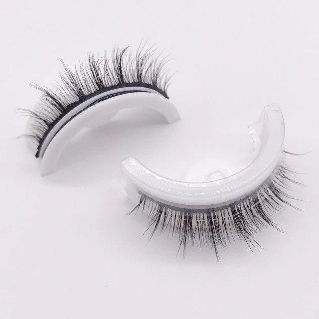 Reusable natural false eyelashes