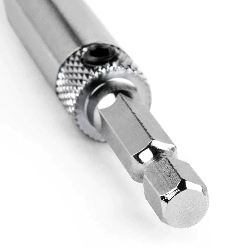 Set of 7 self-centering door hinge bits