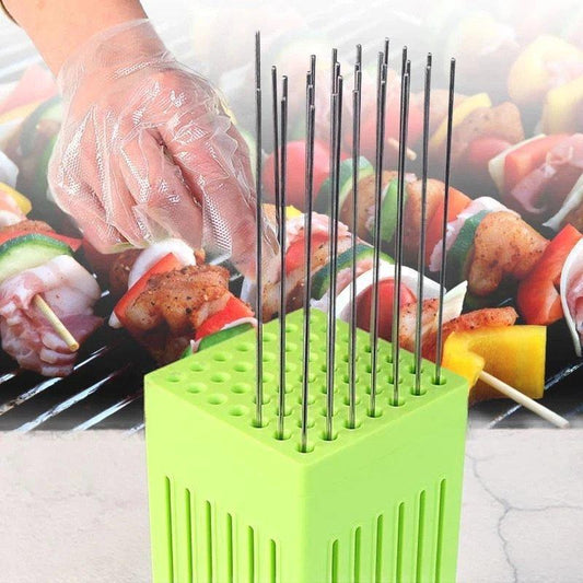 Barbecue meat skewer box