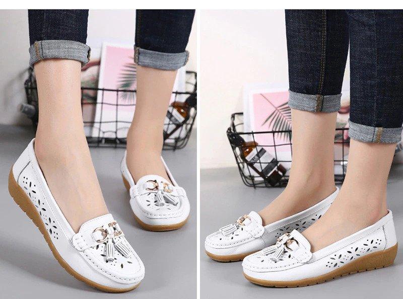 Summer moccasins for women