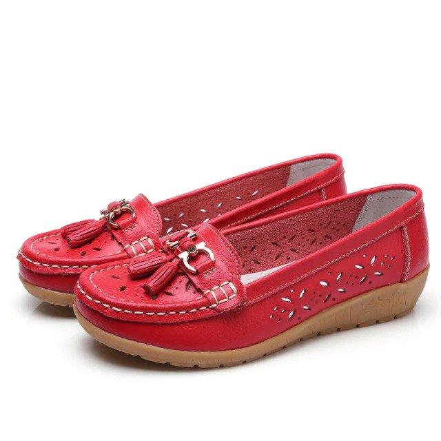 Summer moccasins for women