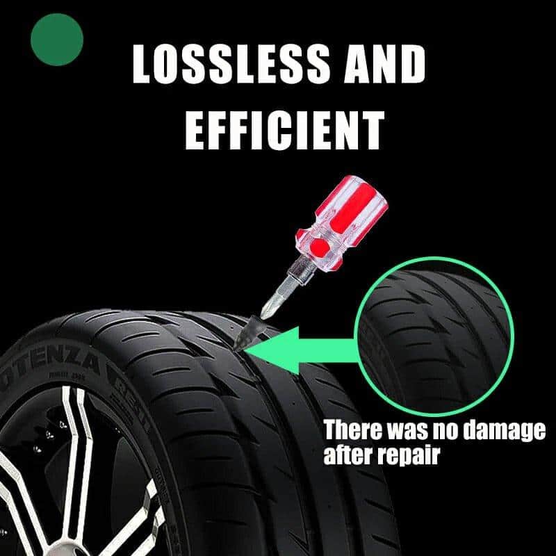 Rubber nails for tire repair