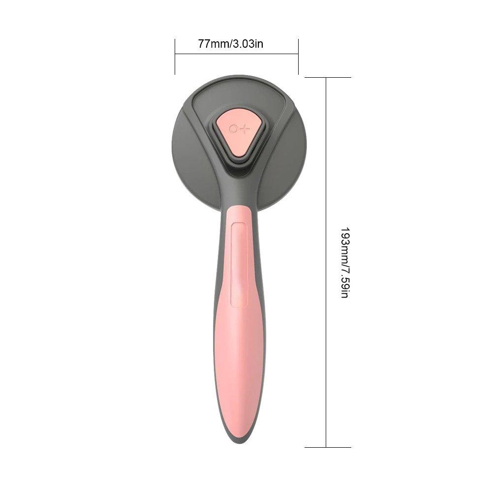 Self-cleaning brush for cats