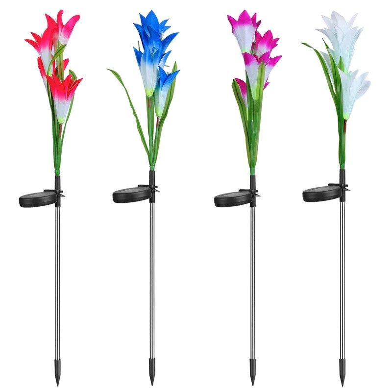 Solar Garden Flower Decorative Light